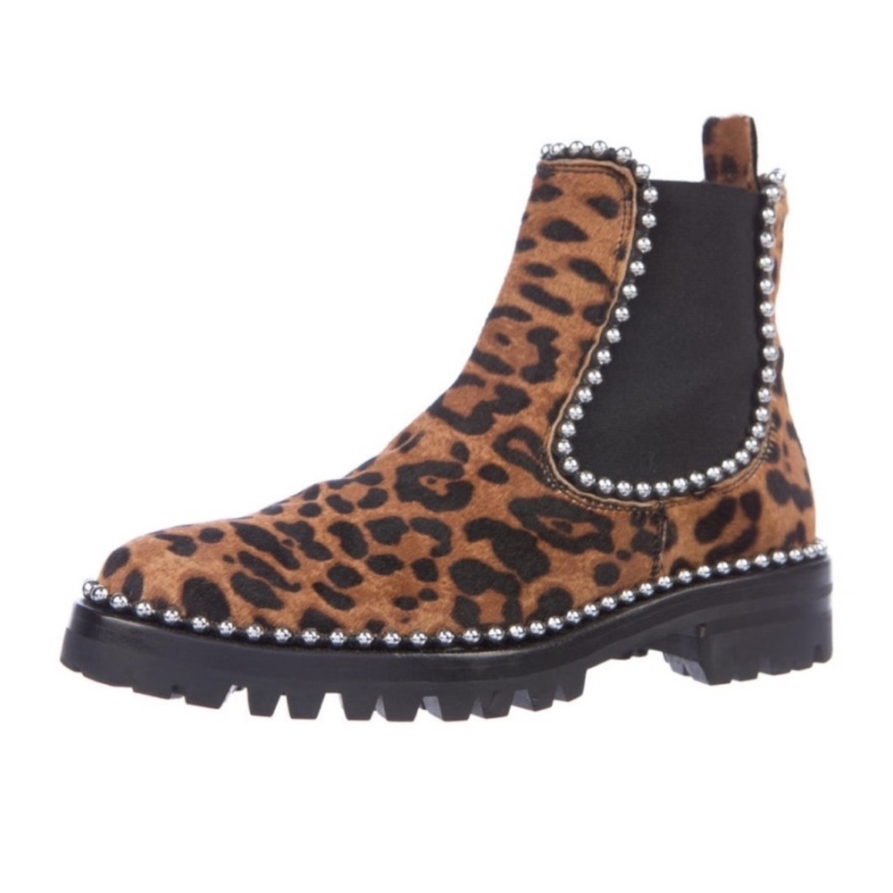 Alexander Wang Chelsea 37 boot leopard print
